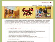 Tablet Screenshot of frenchforkids.org